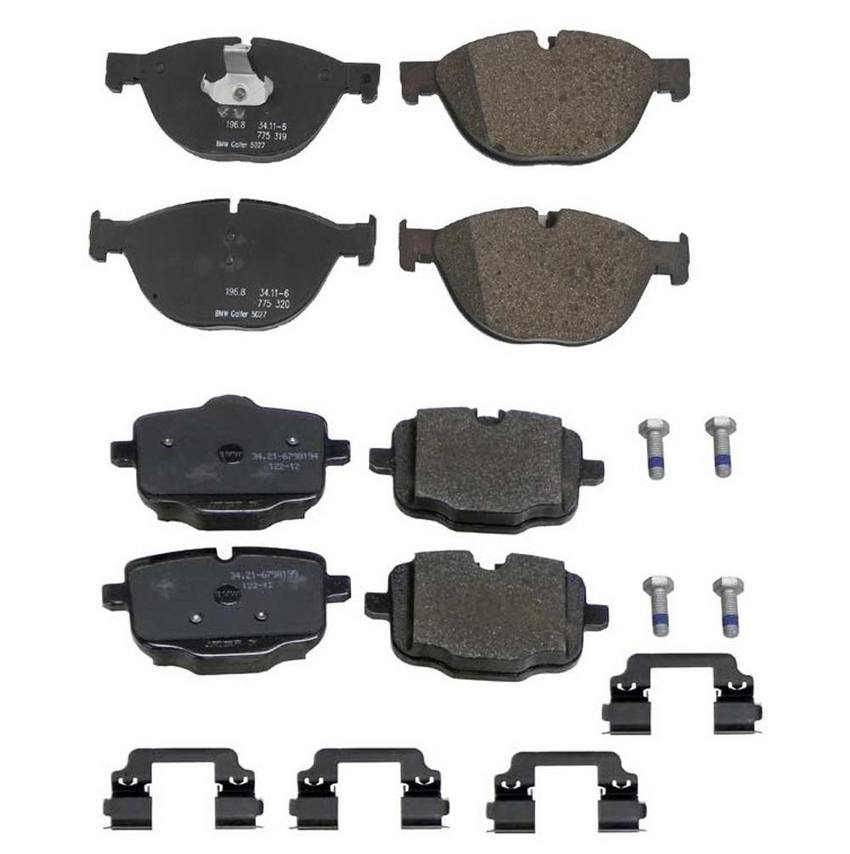 BMW Disc Brakes Kit - Pads Front and Rear